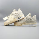 Off-White x Air Jordan 4 'Sail'