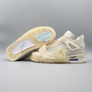 Off-White x Air Jordan 4 'Sail'