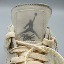 Off-White x Air Jordan 4 'Sail'