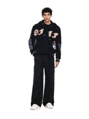 Off-White™ Varsity Bomber Black Gang Wool