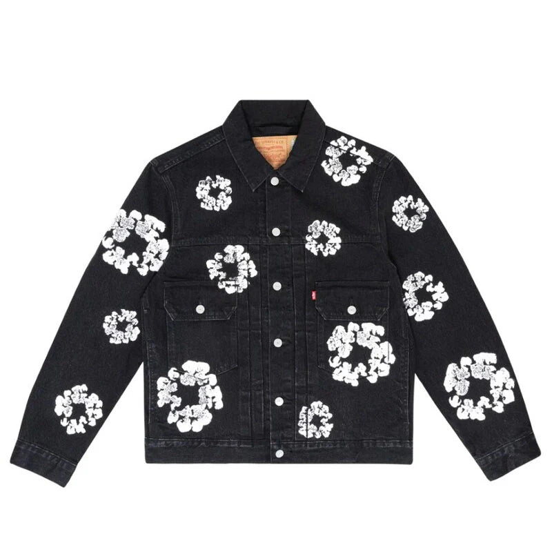 Jaqueta Jeans Denim Tears x Levi's Black