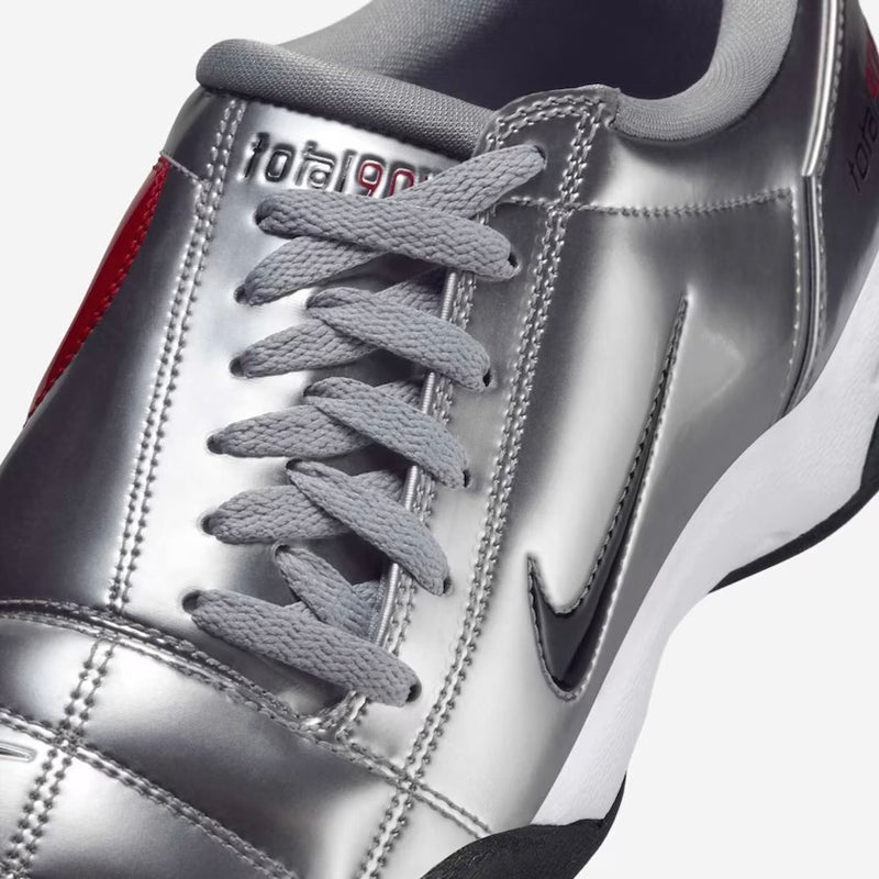Chuteira Futsal Nike Total 90 Metallic Silver Black
