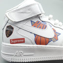 Supreme x NBA x Air Force 1 Mid 07 'White'