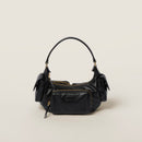 Bolsa Pocket Miu Miu em couro black