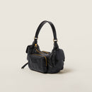 Bolsa Pocket Miu Miu em couro black