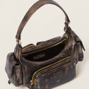 Bolsa Pocket Miu Miu em couro coffe