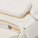Bolsa Pocket Miu Miu em couro white