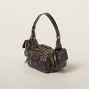 Bolsa Pocket Miu Miu em couro coffe