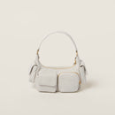 Bolsa Pocket Miu Miu em couro white