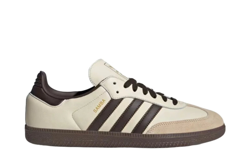 Adidas Samba Cream White Dark Brown Bege