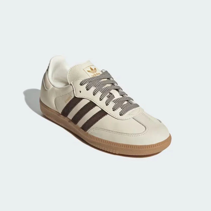 Adidas Samba Off White Dark Brown Bege