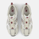 New Balance 530 - Sea Salt White Mercury Red