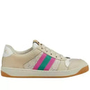 Gucci Screener Cream Leather