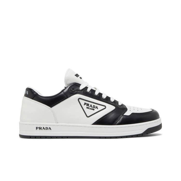 Prada New Avenue Leather Low 'WHITE BLACK'