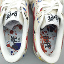 Bapesta Low 'Paint Splatter - Ivory'