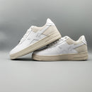 Bapesta Low 'Suede Heel - White'