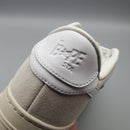 Bapesta Low 'Suede Heel - White'