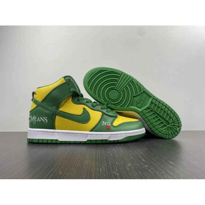 Supreme x Dunk High SB 'By Any Means - Brazil'