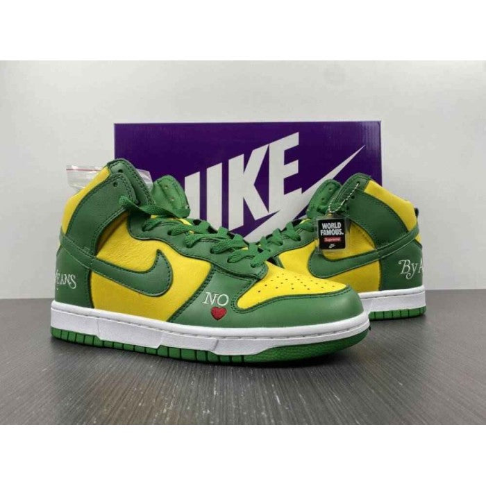 Supreme x Dunk High SB 'By Any Means - Brazil'