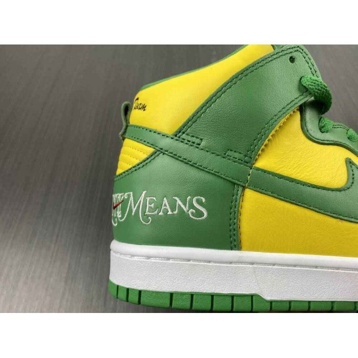 Supreme x Dunk High SB 'By Any Means - Brazil'