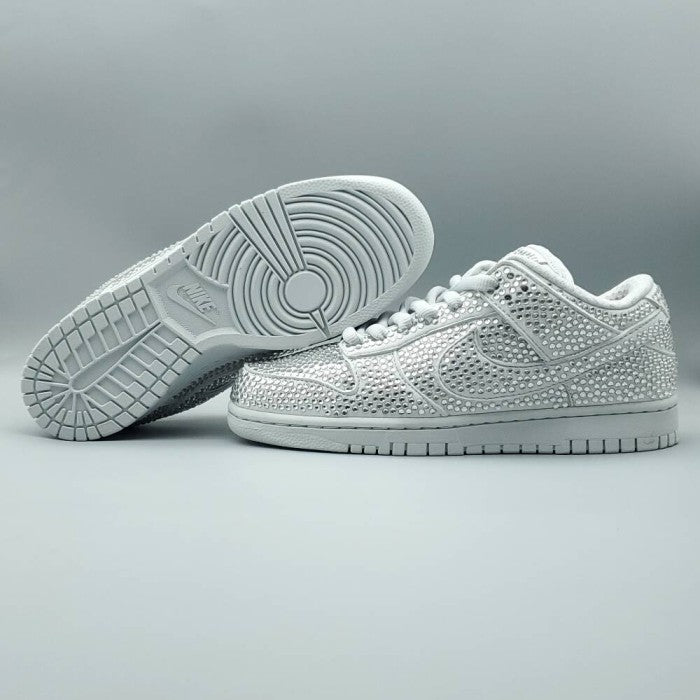 Cactus Plant Flea Market x Swarovski x Dunk Low 'Pure Platinum'