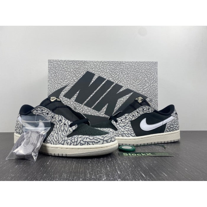 Air Jordan 1 Retro Low 'Black Cement'