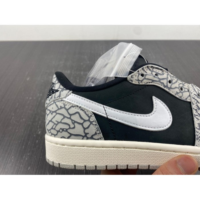 Air Jordan 1 Retro Low 'Black Cement'