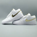 Air Jordan 1 Retro Low 'White Metallic Gold'