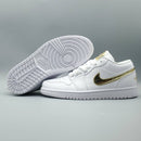Air Jordan 1 Retro Low 'White Metallic Gold'