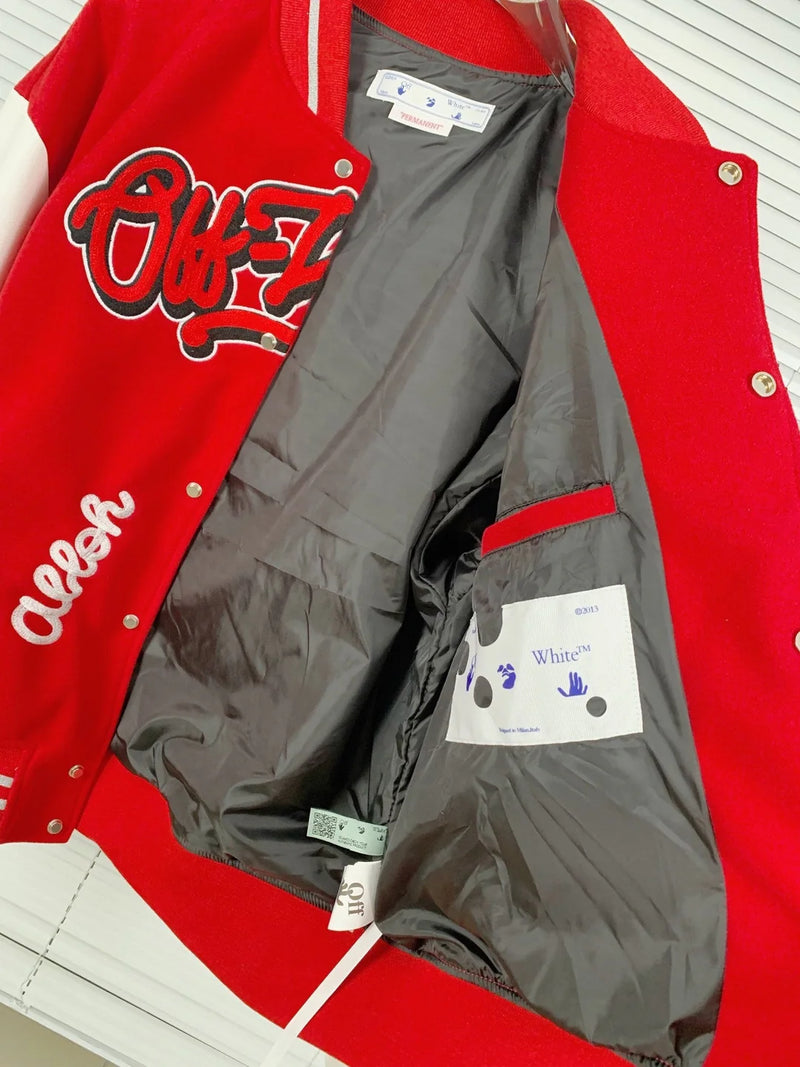 Jaqueta college Off-White™ c/o Chicago Bulls
