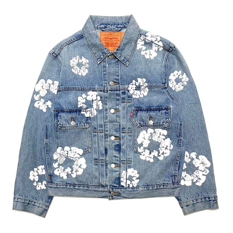 Jaqueta Jeans Denim Tears x Levi's Blue
