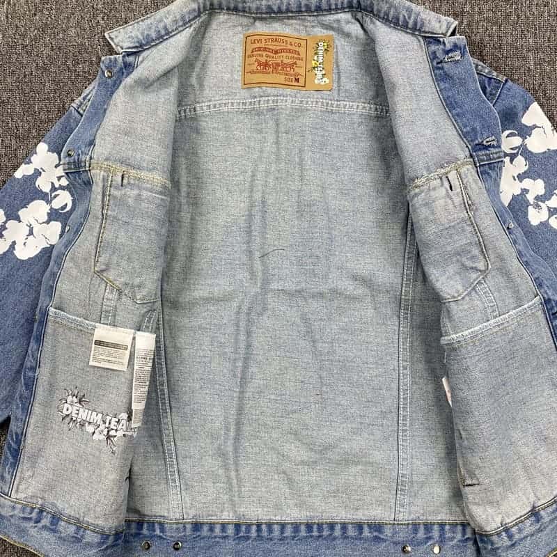 Jaqueta Jeans Denim Tears x Levi's Blue