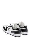 Prada Downtown Low Top Sneakers Leather White Black