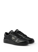 Prada Downtown Low Top Sneakers Leather Black