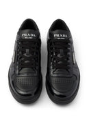 Prada Downtown Low Top Sneakers Leather Black