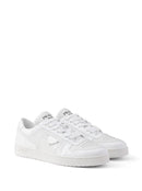 Prada Downtown Low Top Sneakers Leather White