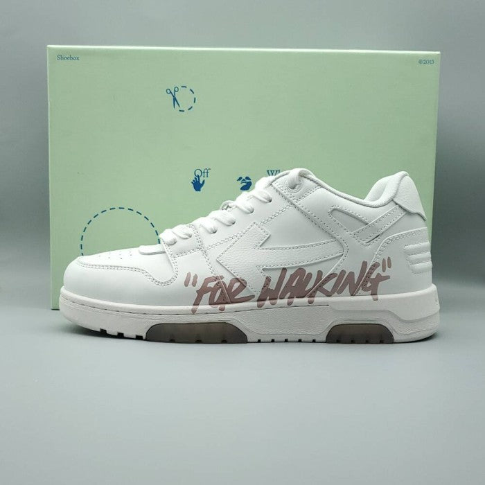 Off-White Out of Office 'For Walking - White Pink'