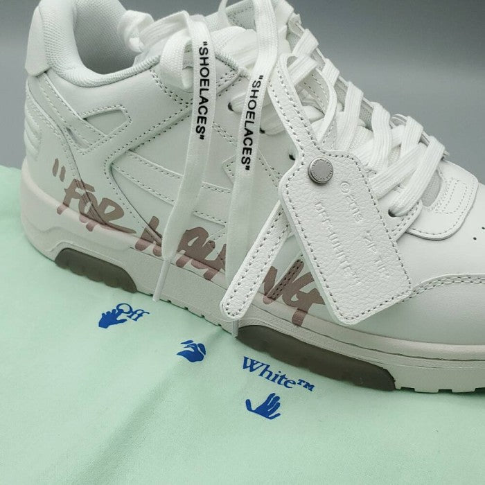 Off-White Out of Office 'For Walking - White Pink'