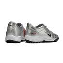 Chuteira Society Nike Total 90 Metallic Silver Black