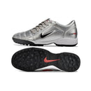 Chuteira Society Nike Total 90 Metallic Silver Black